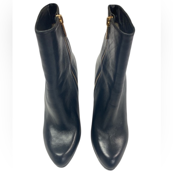Michael Kors Shoes - Michael Kors Black Leather Leather High Heel Ankle Booties with Women’s Size 7M